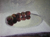 Pesche sul vassoio d'argento 